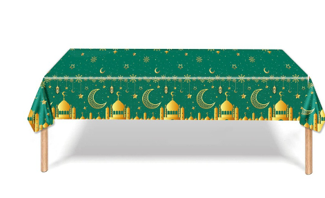 Eid Mubarak Table Cloth Design #1