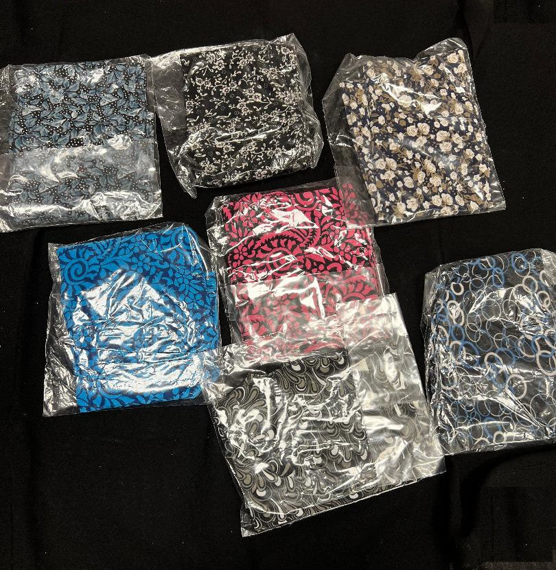 1/2 Dozen 1 Piece Fashion Print Amira Hijab Mix Color Design Muslim Head Wear Cover