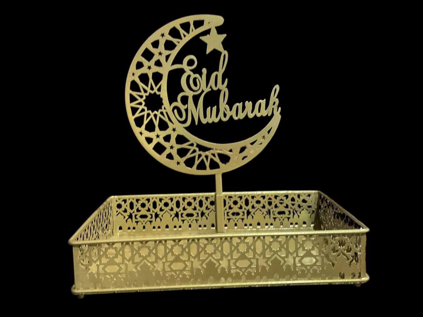 Ramadan / Eid / Year Around Muslim Celebration Metal Tray