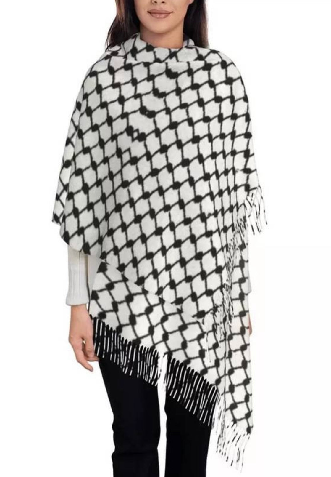 Light Kashmir scarves Palestinian style