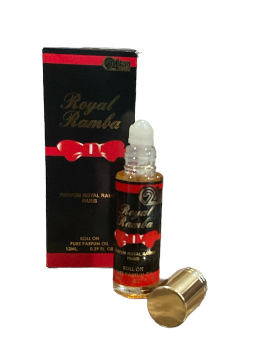 Royal Ramba for women roll on pure parfum Alcohol-Free Oil Perfume 12ml.