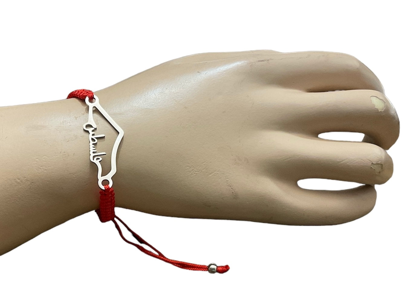 Palestinian map bracelets - Palestine stainless steel with adjustable silk thread’s