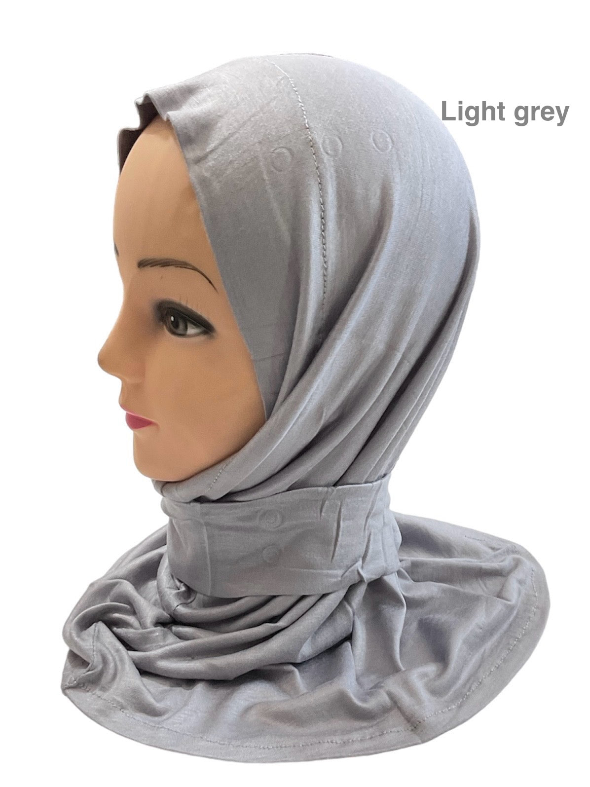 Kuwaiti tabaqia 1-Piece (one piece) very soft stetchable cotton Hijabs