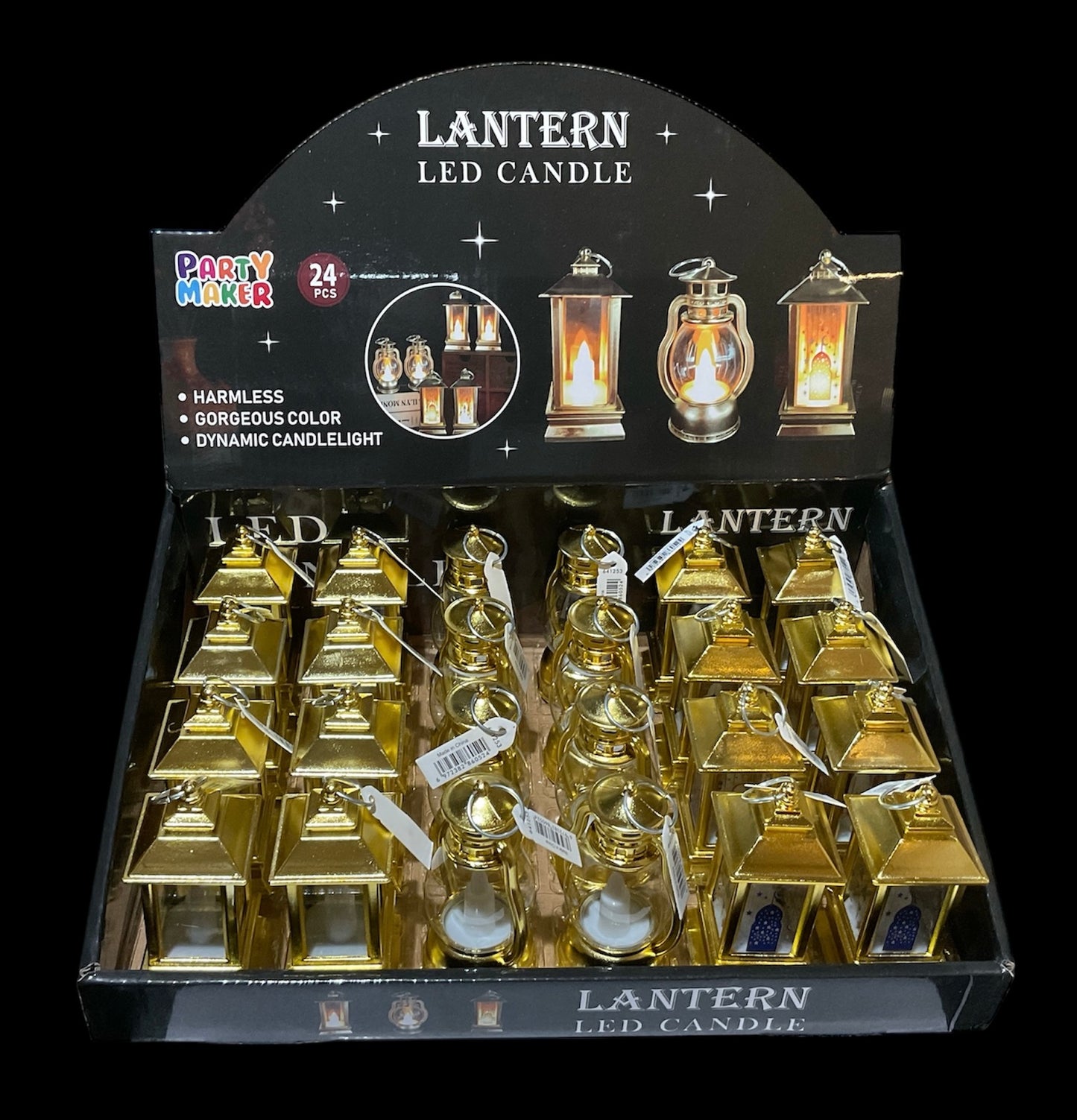 Box of 24 Pieces LED Candle Lanterns