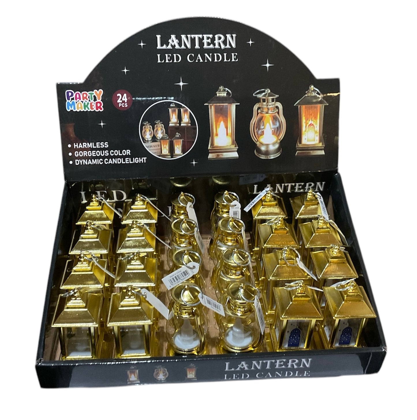 Box of 24 Pieces LED Candle Lanterns