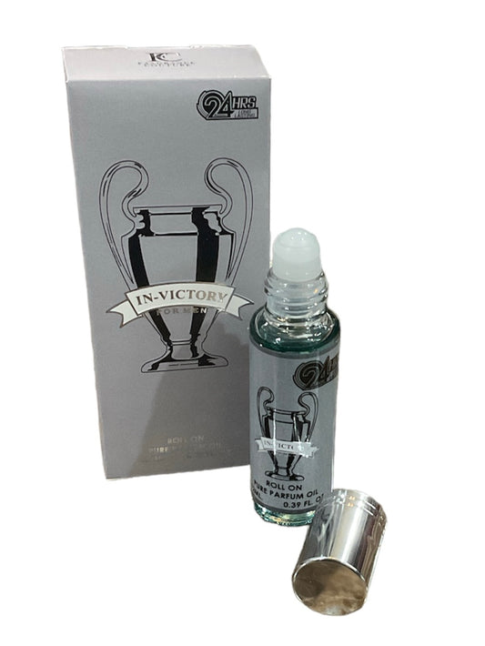 In Victory for men roll on pure parfum Alcohol-Free Oil Perfume 12ml.