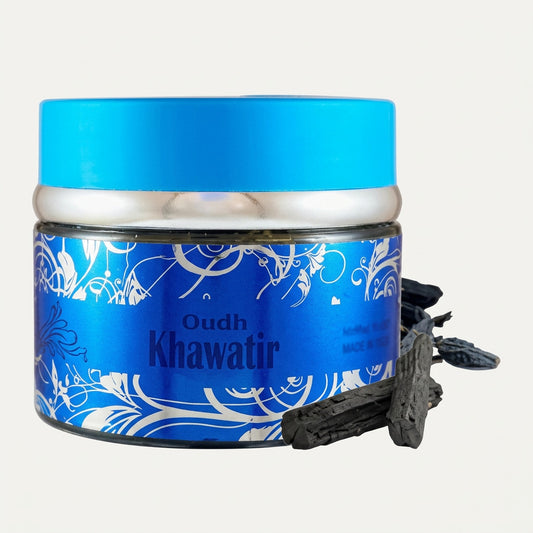 Bakhoor or Incense Alnabeel - Oudh Khawatir - jar 60 gram / 2.1 oz - عود خواطر