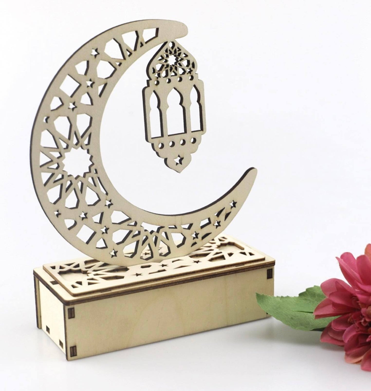 Laser Cut Ramadan Decorations Wooden Ornaments Style 3 Middle Eastern Boutique