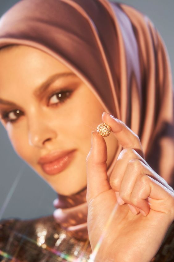 Metallic Crystals 1 Pin ,Hijab Magnetic Pin Round Magnetic Hijab Pins Buttons Multi Use Hijab Magnets for Women Scarf Knitwear Hats Lapel Safety, 12 Color Middle Eastern Boutique