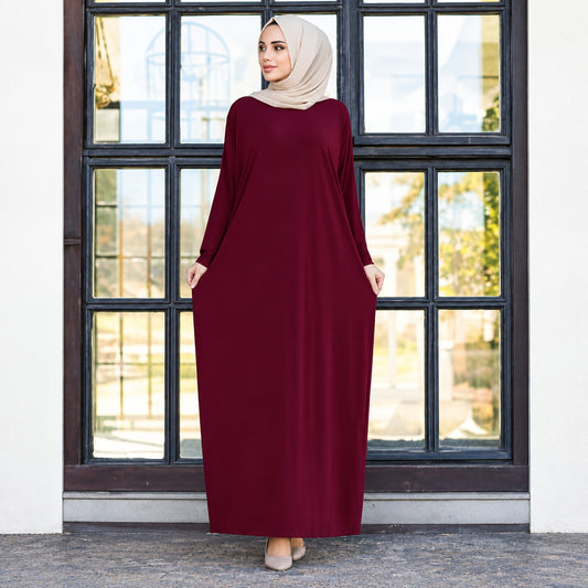 Turkish Stretchy Sporty Abaya Middle Eastern Boutique