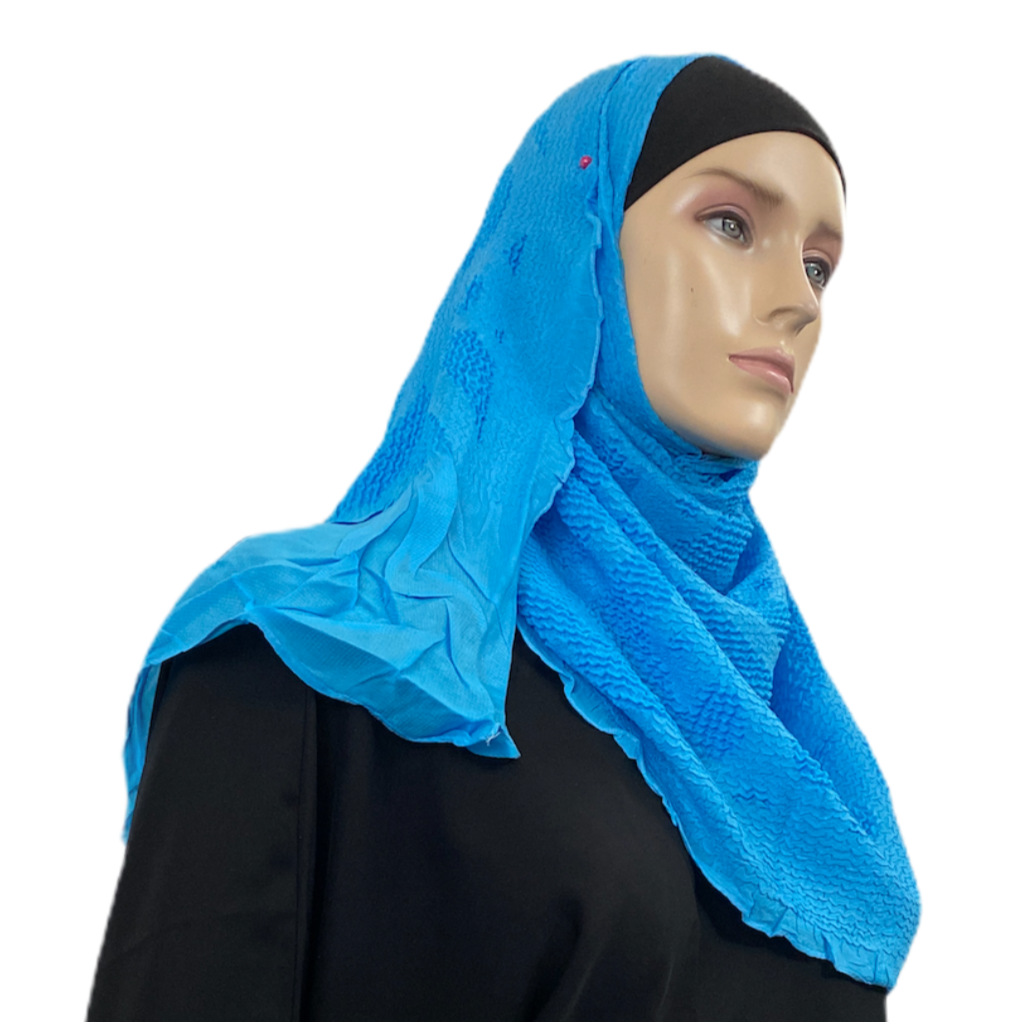 Partially Wrinkled Cotton Shawls Middle Eastern Boutique