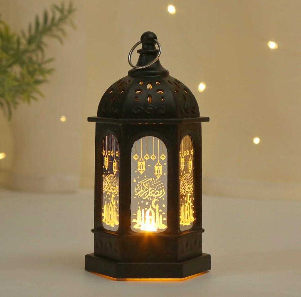 LED Ramadan Lantern Wind Lights Ramadan Decor For Home Happy EID MUBARAK Islamic Muslim Party Ramadan Kareem Gifts Eid Al Adha Middle Eastern Boutique