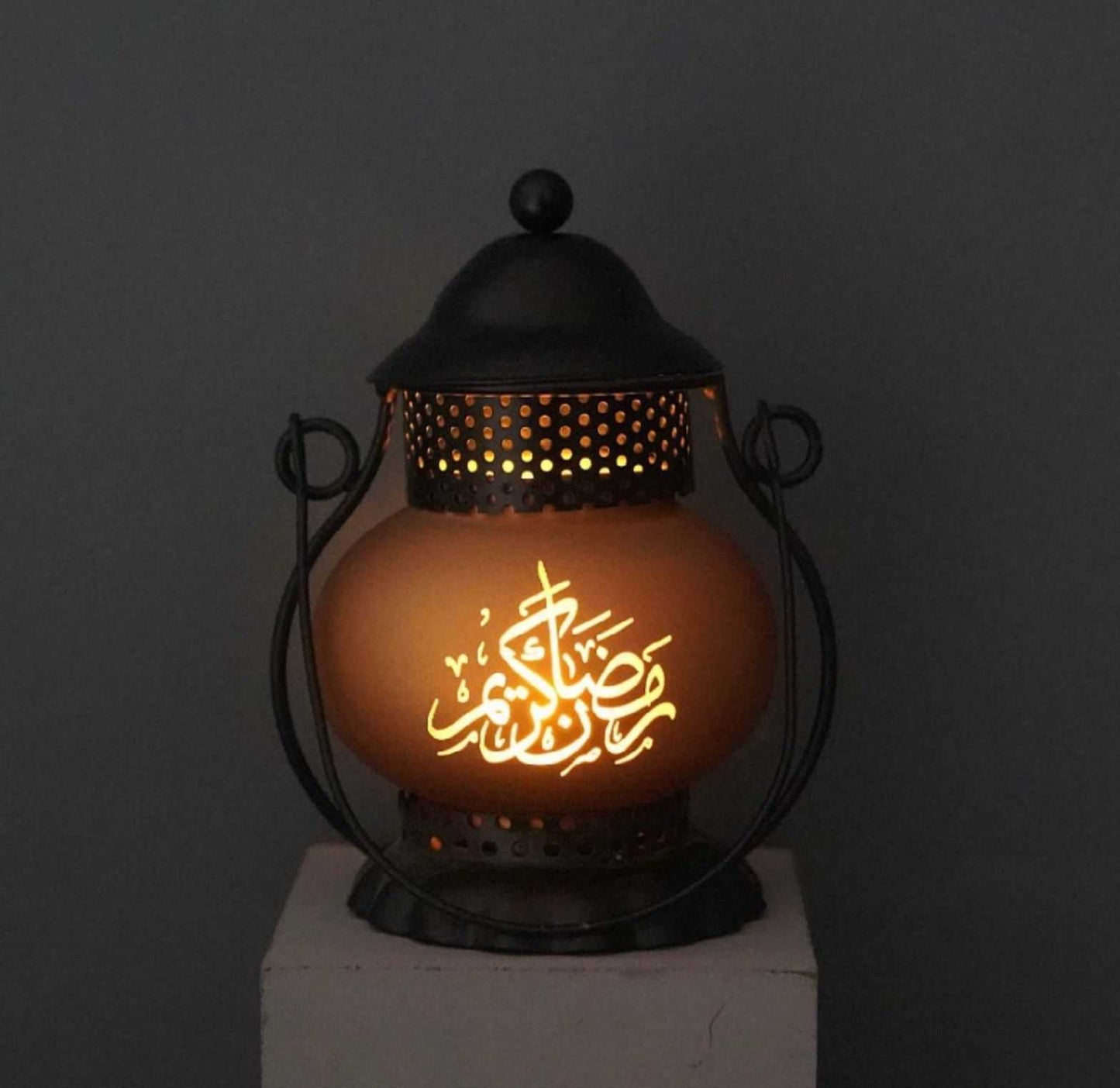 Ramadan led wrought iron lantern Eid Mubarak Ramadan lantern party theme decoration ornaments Middle Eastern Boutique