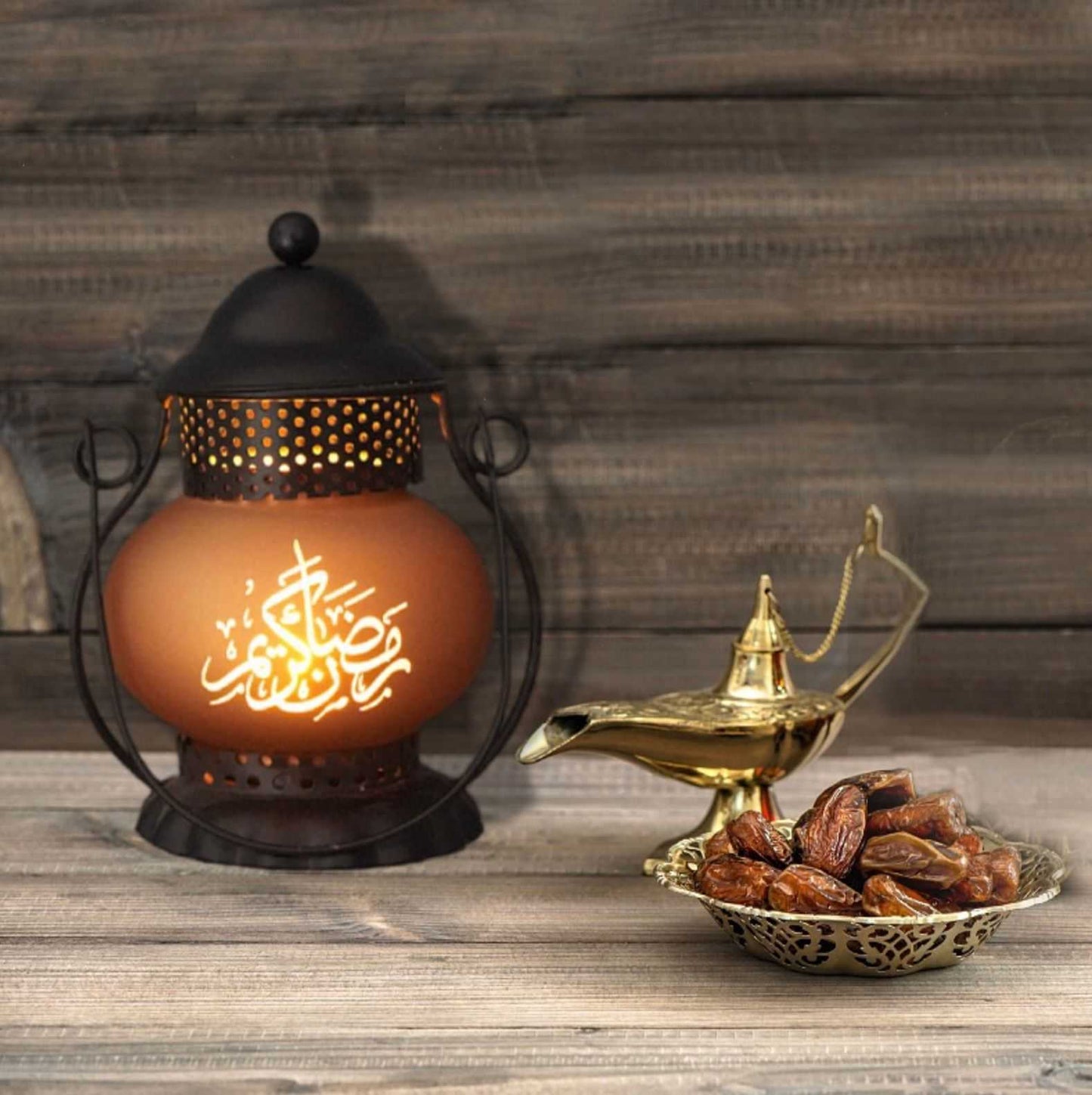 Ramadan led wrought iron lantern Eid Mubarak Ramadan lantern party theme decoration ornaments Middle Eastern Boutique