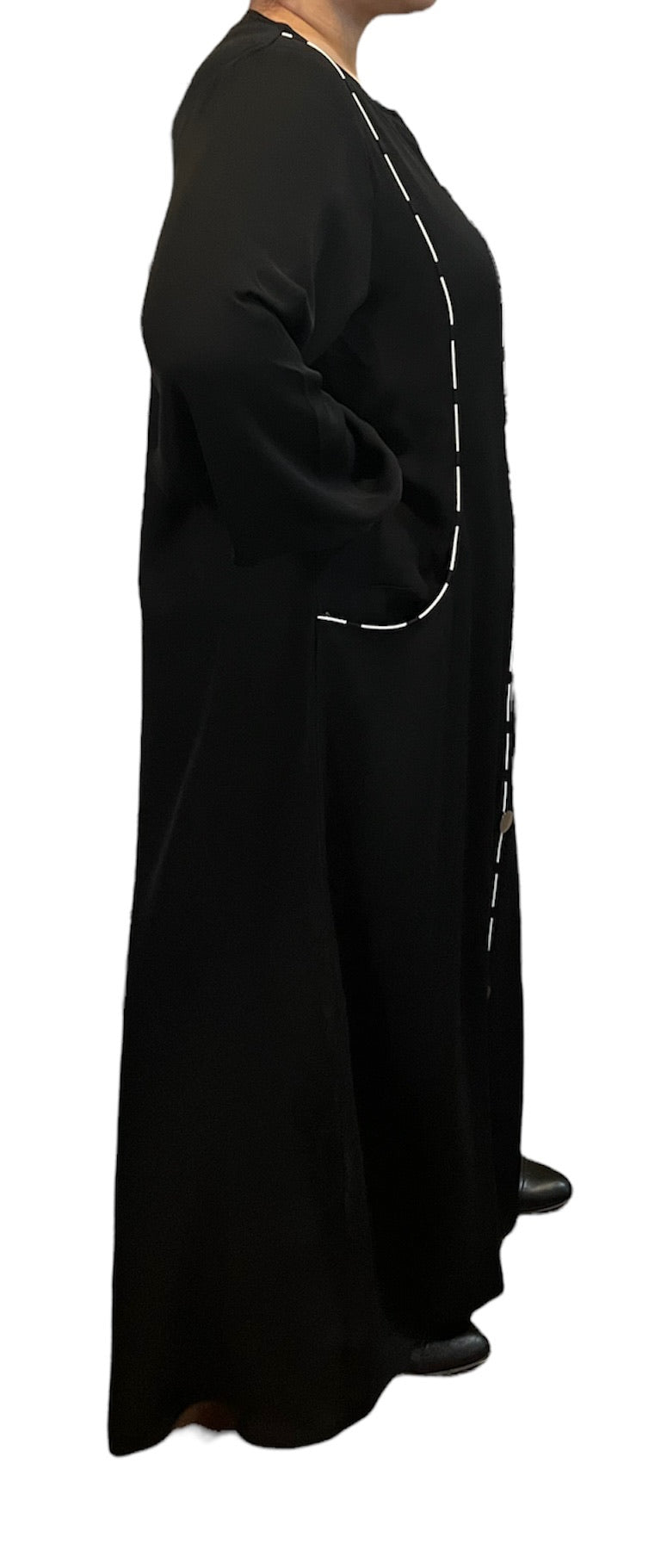 Black Kuwaiti Abayas Variants 1-16 Middle Eastern Boutique