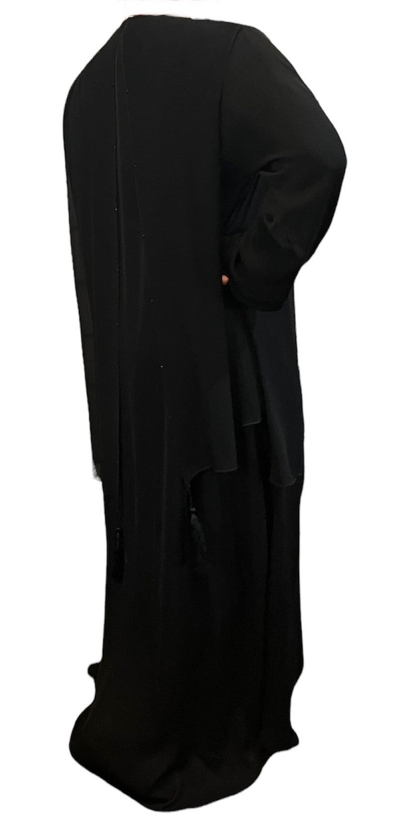 Black Kuwaiti Abayas Variants 1-16 Middle Eastern Boutique