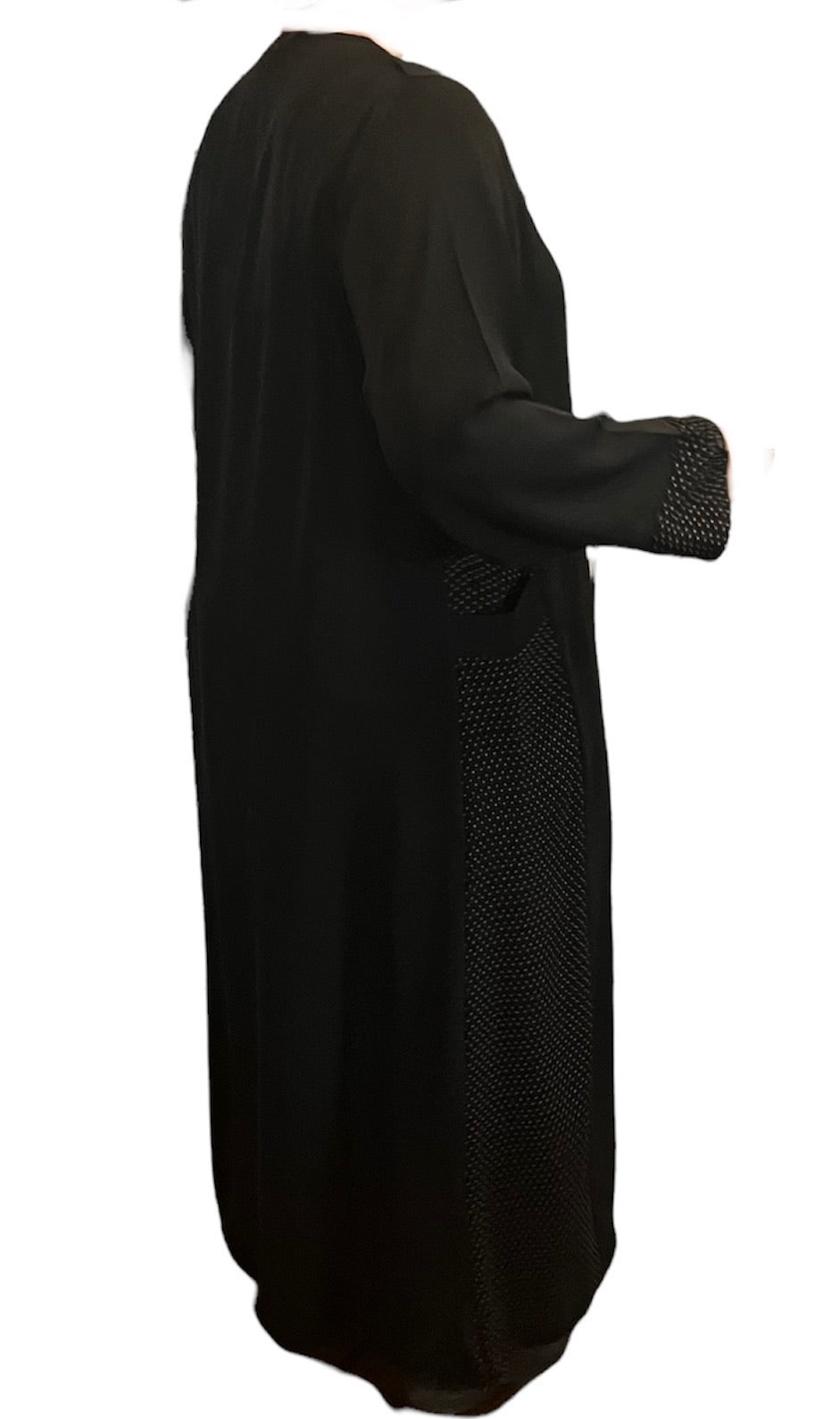 Black Kuwaiti Abayas Variants 17-32 Middle Eastern Boutique