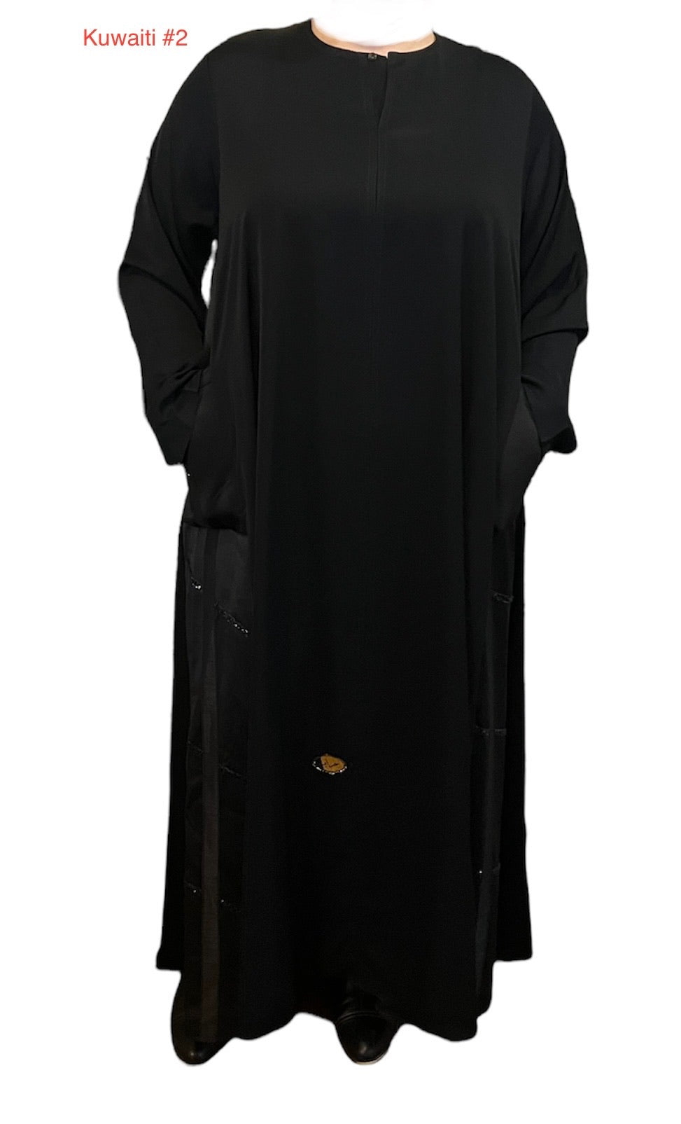 Black Kuwaiti Abayas Variants 1-16 Middle Eastern Boutique