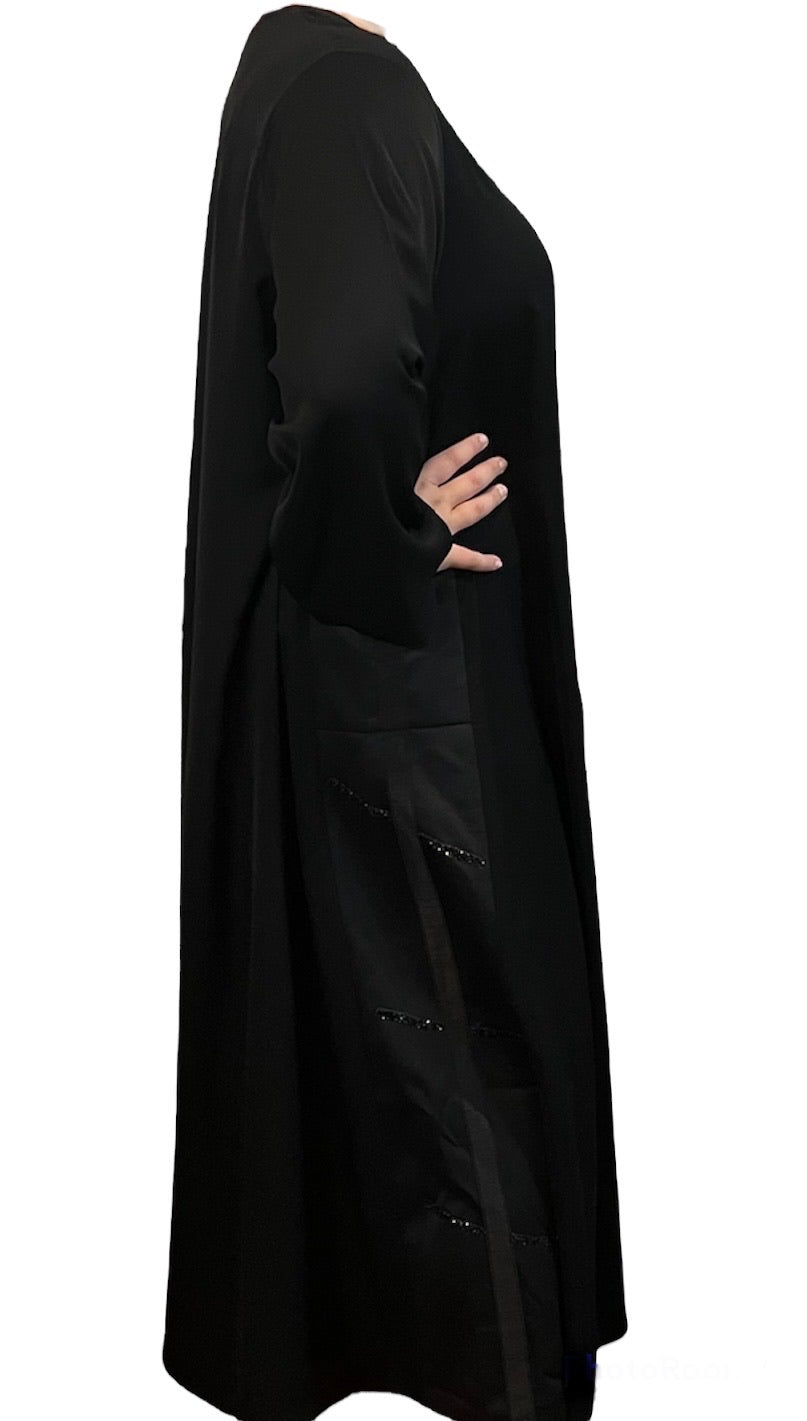 Black Kuwaiti Abayas Variants 1-16 Middle Eastern Boutique