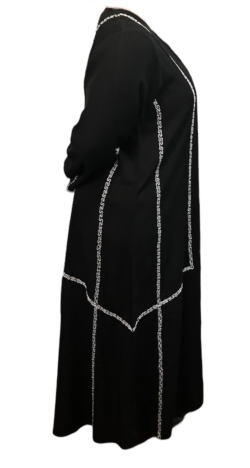 Black Kuwaiti Abayas Variants 1-16 Middle Eastern Boutique