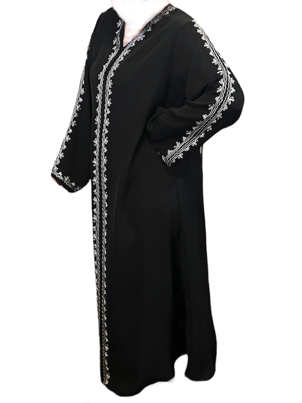 Black Kuwaiti Abayas Variants 1-16 Middle Eastern Boutique