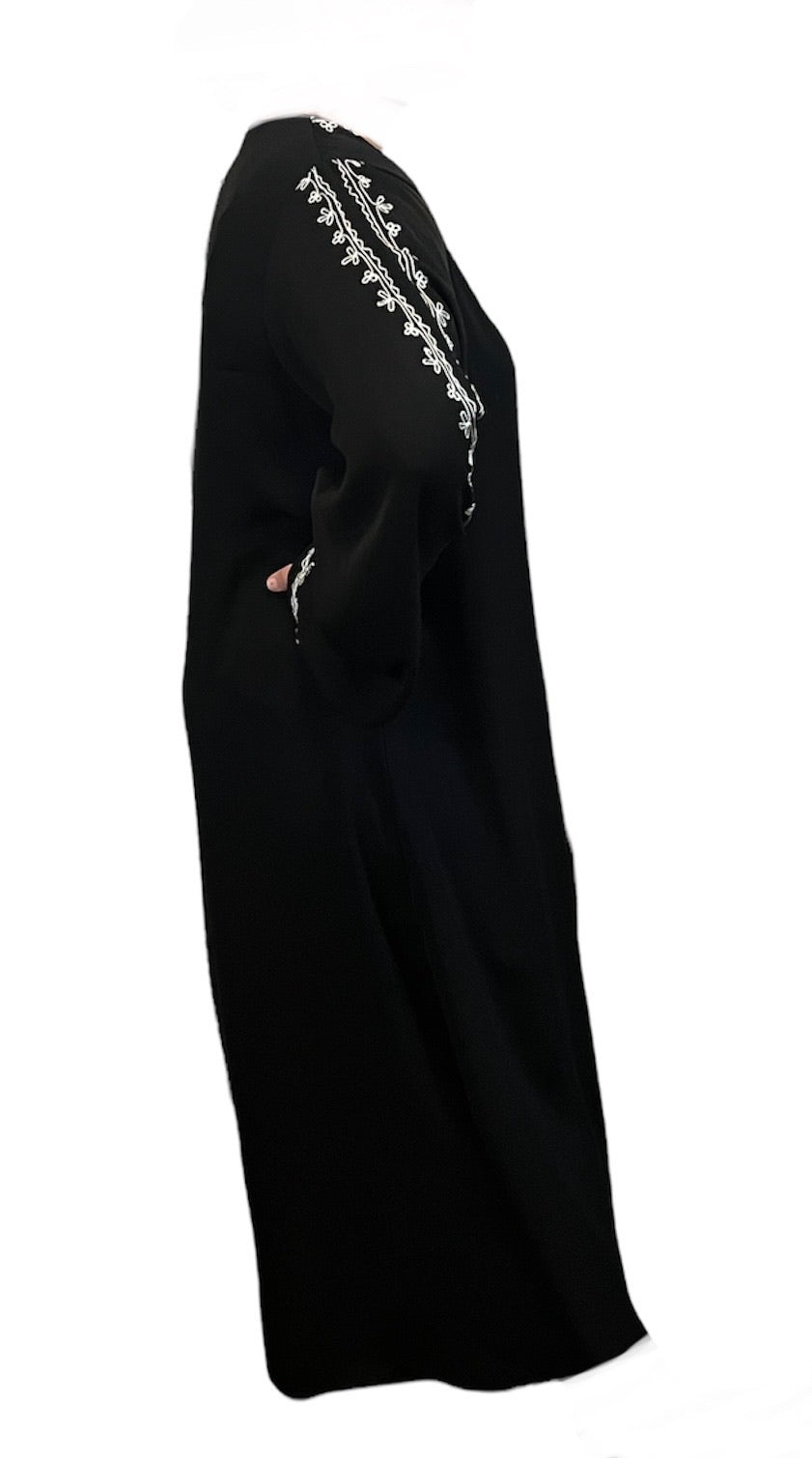 Black Kuwaiti Abayas Variants 1-16 Middle Eastern Boutique