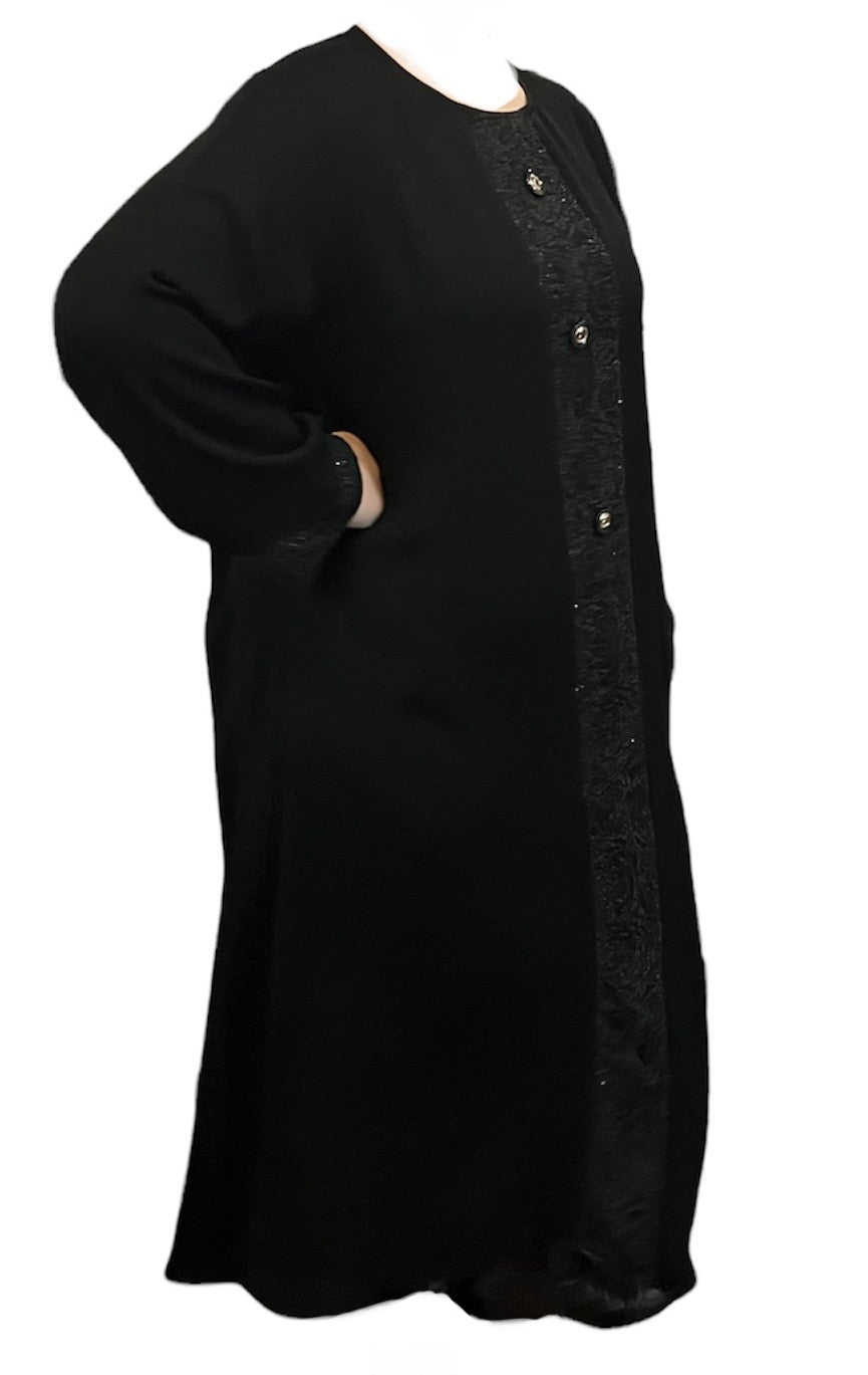 Black Kuwaiti Abayas Variants 1-16 Middle Eastern Boutique