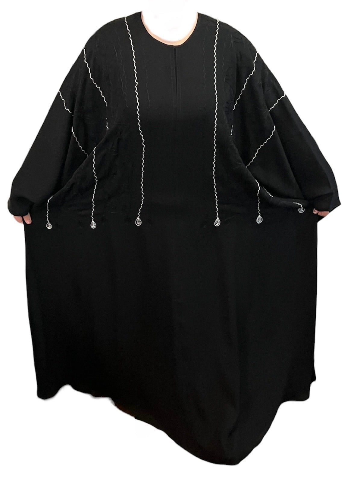 Black Kuwaiti Abayas Variants 1-16 Middle Eastern Boutique