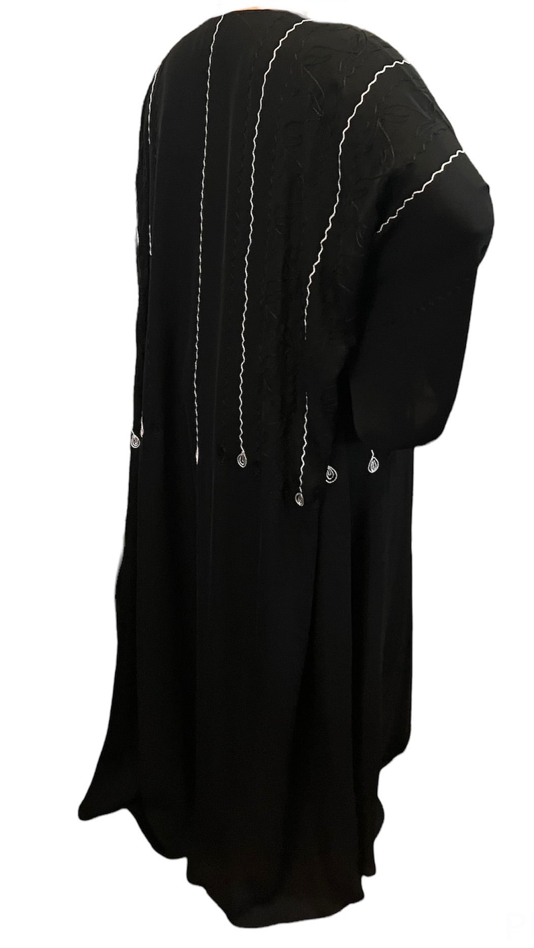 Black Kuwaiti Abayas Variants 1-16 Middle Eastern Boutique