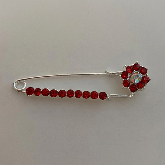 Packed Circle Sparkle Pin Back Safety Pins Middle Eastern Boutique