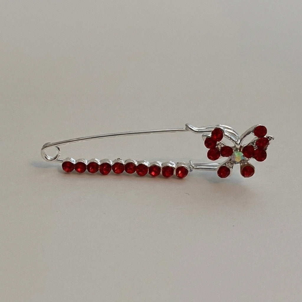 Butterfly Sparkle Pin Back Safety Pins Middle Eastern Boutique