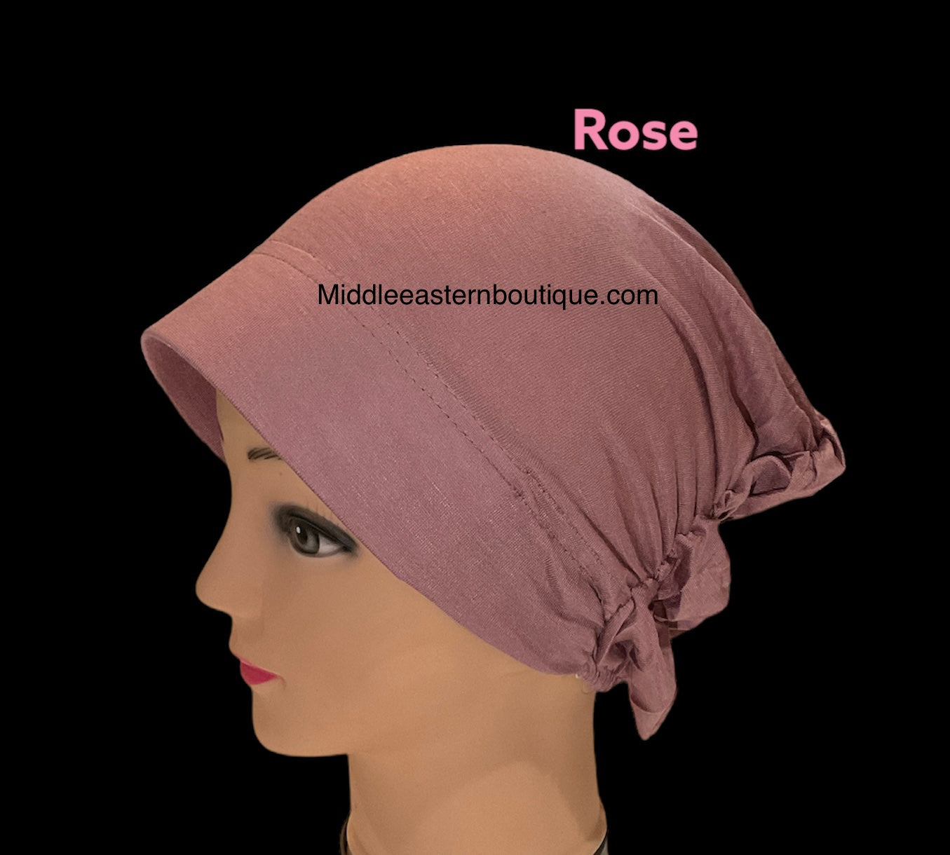 Turban Padded Under Scarf Cap / Full Bonnet cover , 100% Cotton, Hard Front Style Middle Eastern Boutique