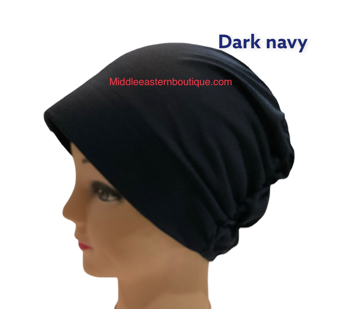 Turban Padded Under Scarf Cap / Full Bonnet cover , 100% Cotton, Hard Front Style Middle Eastern Boutique