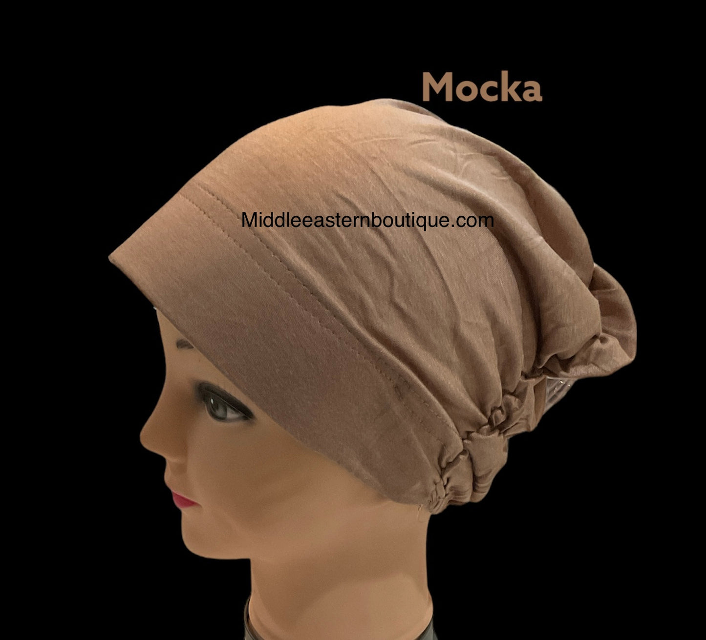 Turban Padded Under Scarf Cap / Full Bonnet cover , 100% Cotton, Hard Front Style Middle Eastern Boutique