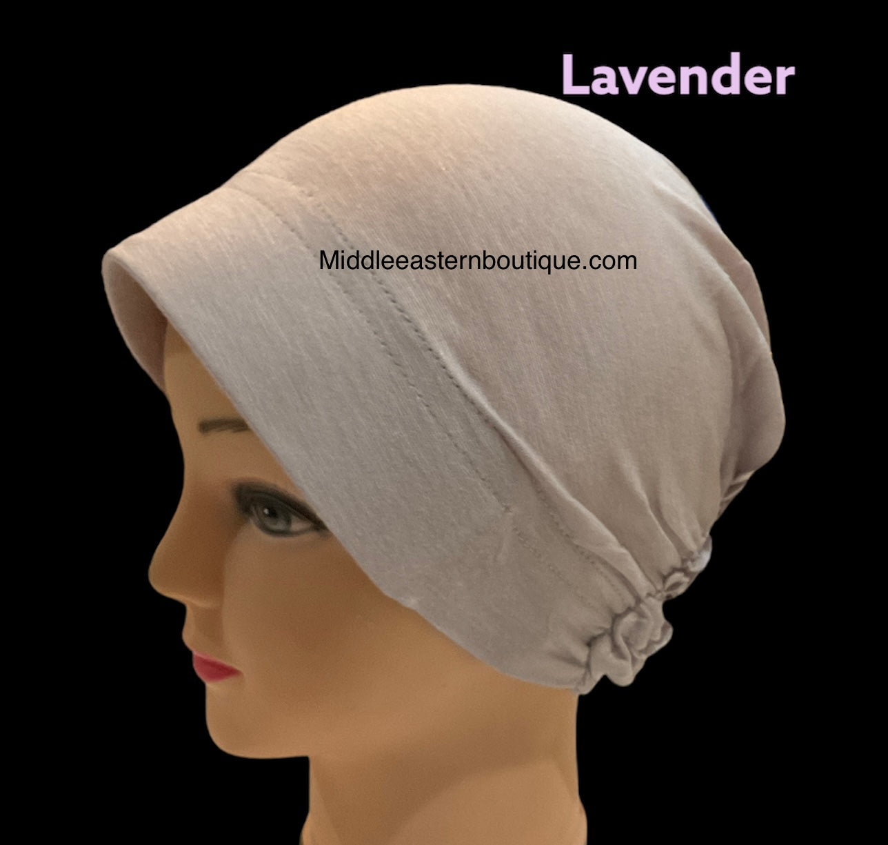 Turban Padded Under Scarf Cap / Full Bonnet cover , 100% Cotton, Hard Front Style Middle Eastern Boutique