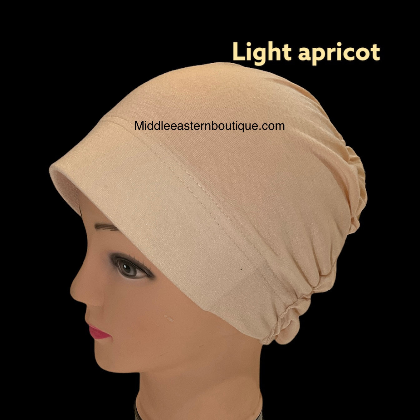 Turban Padded Under Scarf Cap / Full Bonnet cover , 100% Cotton, Hard Front Style Middle Eastern Boutique