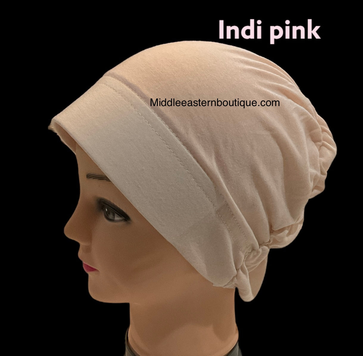 Turban Padded Under Scarf Cap / Full Bonnet cover , 100% Cotton, Hard Front Style Middle Eastern Boutique