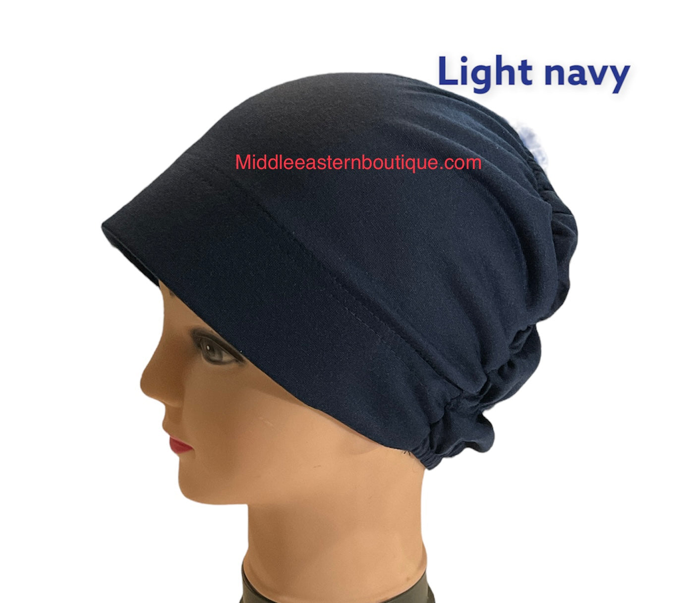 Turban Padded Under Scarf Cap / Full Bonnet cover , 100% Cotton, Hard Front Style Middle Eastern Boutique