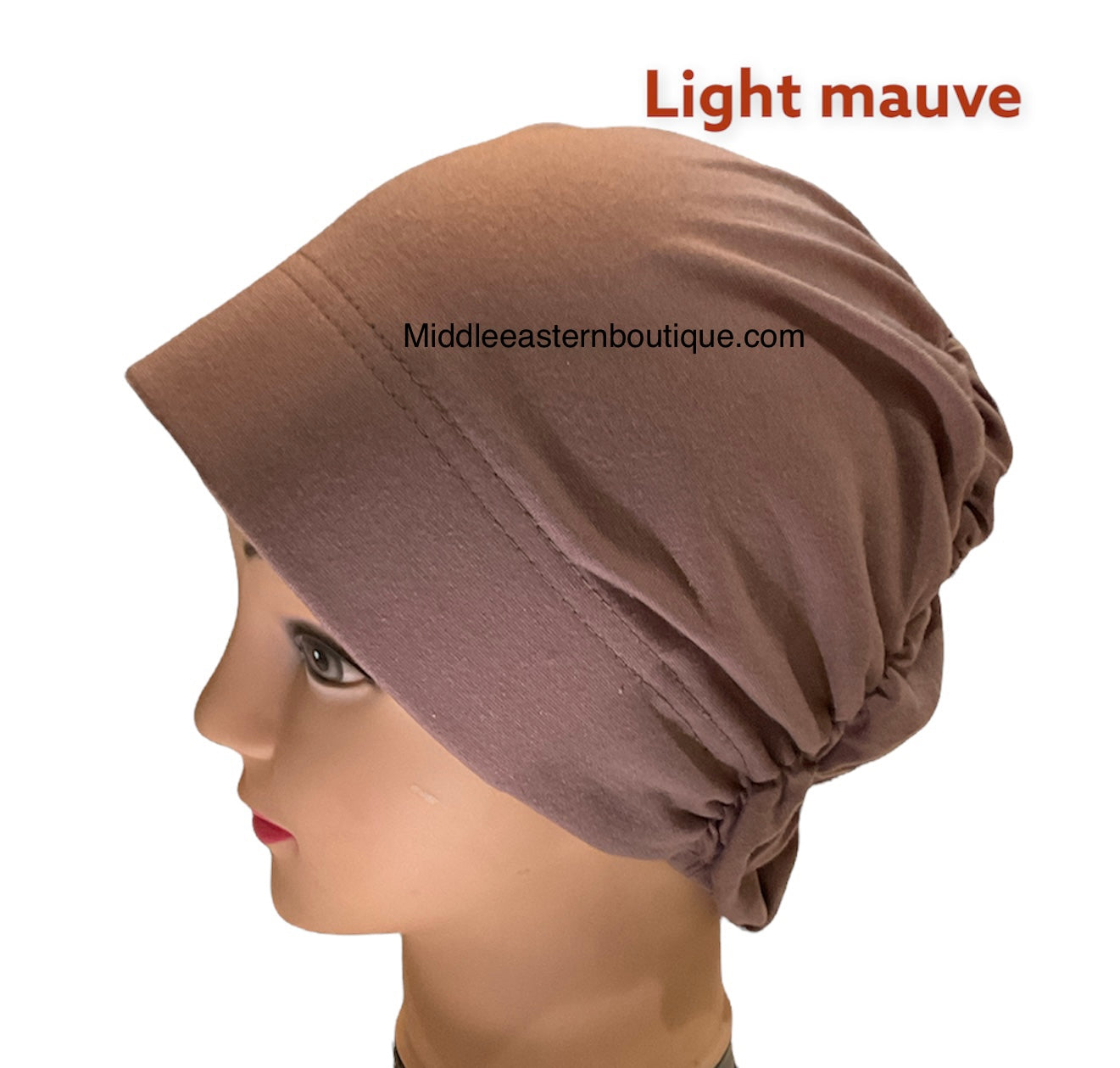 Turban Padded Under Scarf Cap / Full Bonnet cover , 100% Cotton, Hard Front Style Middle Eastern Boutique