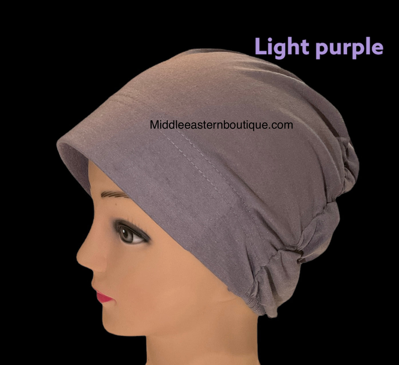 Turban Padded Under Scarf Cap / Full Bonnet cover , 100% Cotton, Hard Front Style Middle Eastern Boutique