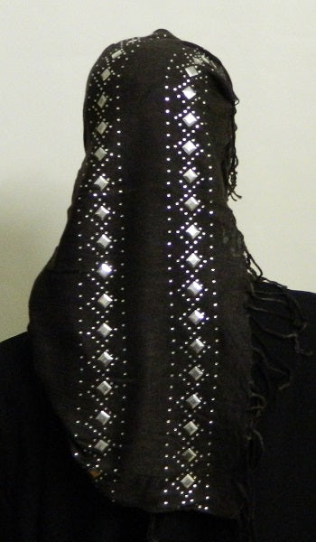 Maisa'a Shawl With Rhinestones and Studds Middle Eastern Boutique