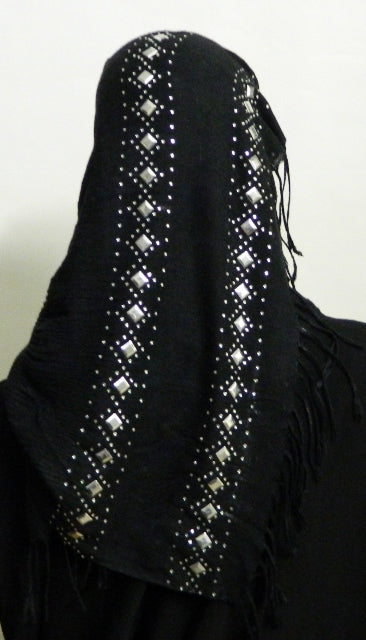 Maisa'a Shawl With Rhinestones and Studds Middle Eastern Boutique