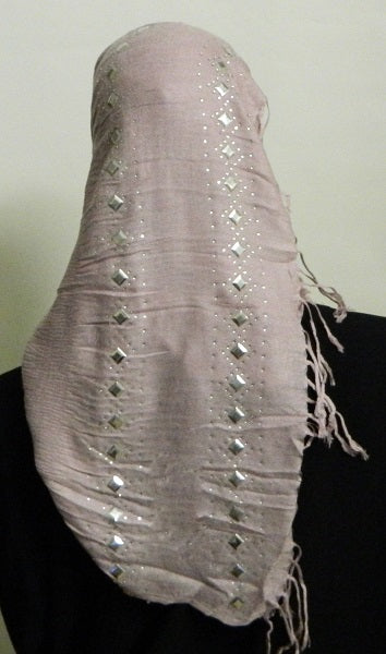 Maisa'a Shawl With Rhinestones and Studds Middle Eastern Boutique