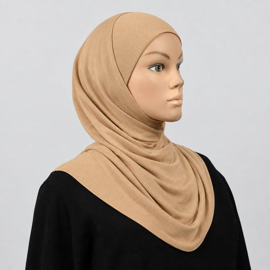 Two Piece Zumrud Jacquard Hijab Middle Eastern Boutique