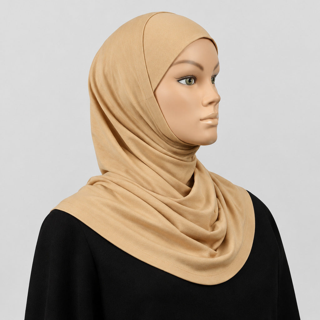 Two Piece Zumrud Jacquard Hijab Middle Eastern Boutique