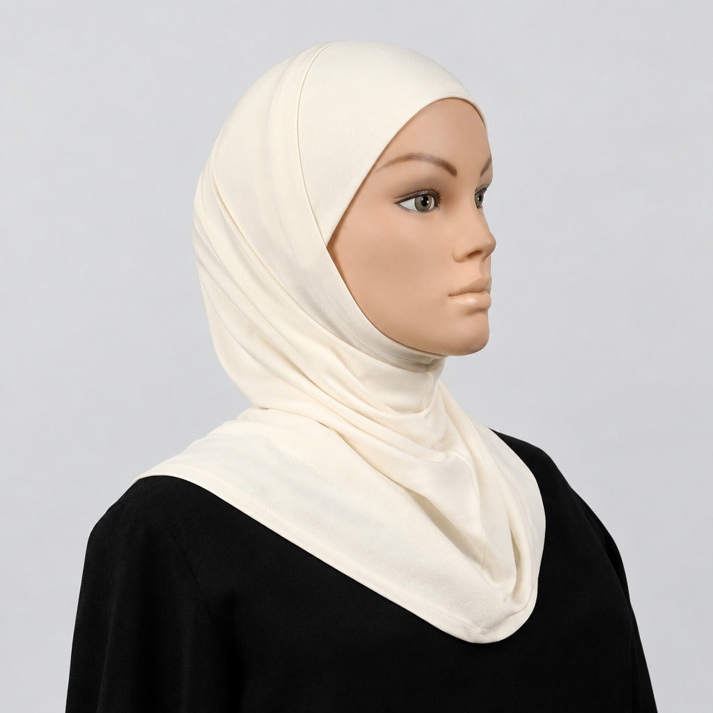 Two Piece Silky Deluxe Hijab Middle Eastern Boutique