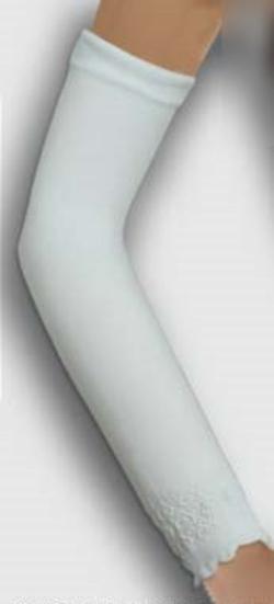 Poly Arm Sleeves with lace Middle Eastern Boutique