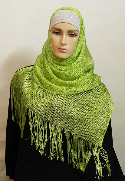SHIMMERY LIGHT WEIGHT LONG MESH SCARF Middle Eastern Boutique