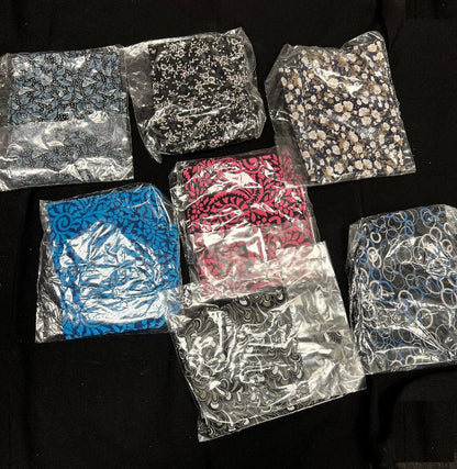 1/2 Dozen 1 Piece Fashion Print Amira Hijab Mix Color Design Muslim Head Wear Cover