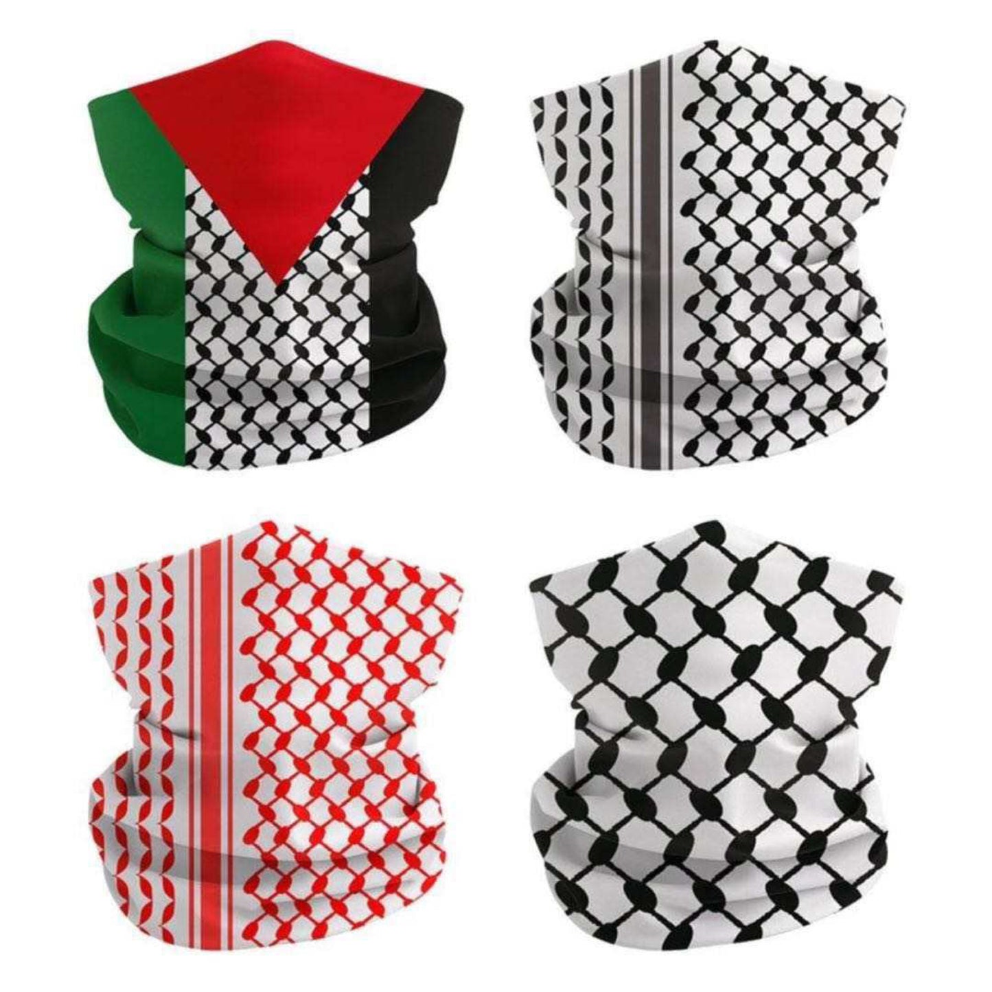 Multi-Functional Palestinian keffiyeh bandana